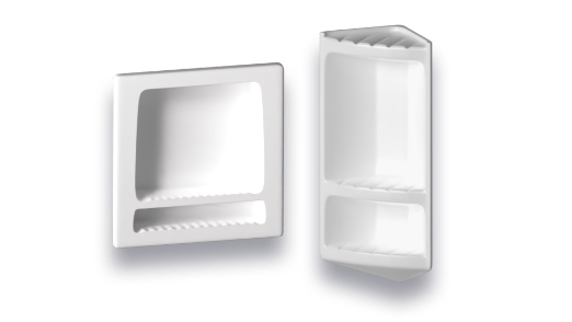 Meridian Solid Surface Shower Accessories