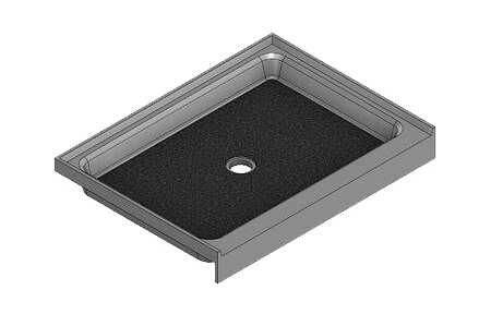 40 X 30 Center Drain Meridian®️️ Solid Surface Shower Base
