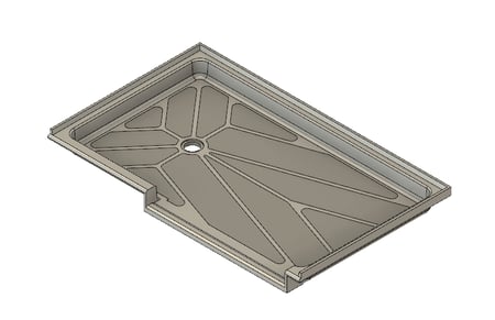 Solid Surface Shower Bases | Tower Industries, Inc