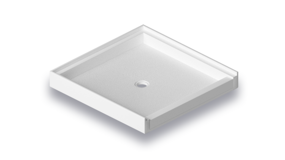 Meridian Solid Surface Custom Shower Bases