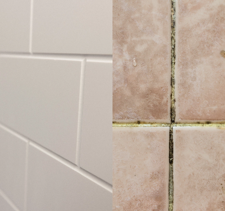 Tile-Patterned Shower Walls